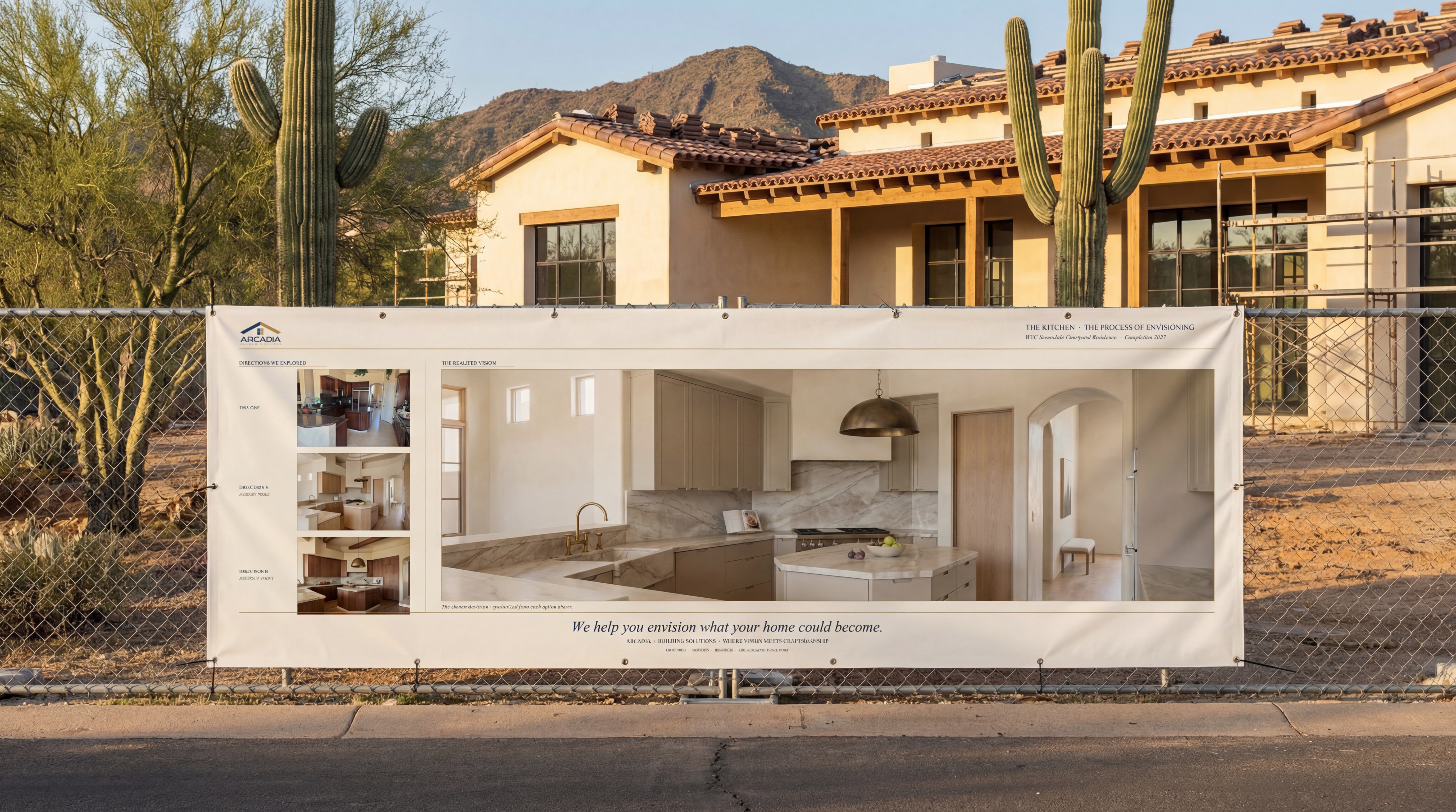 Capability banner · kitchen before-and-after at the actual property